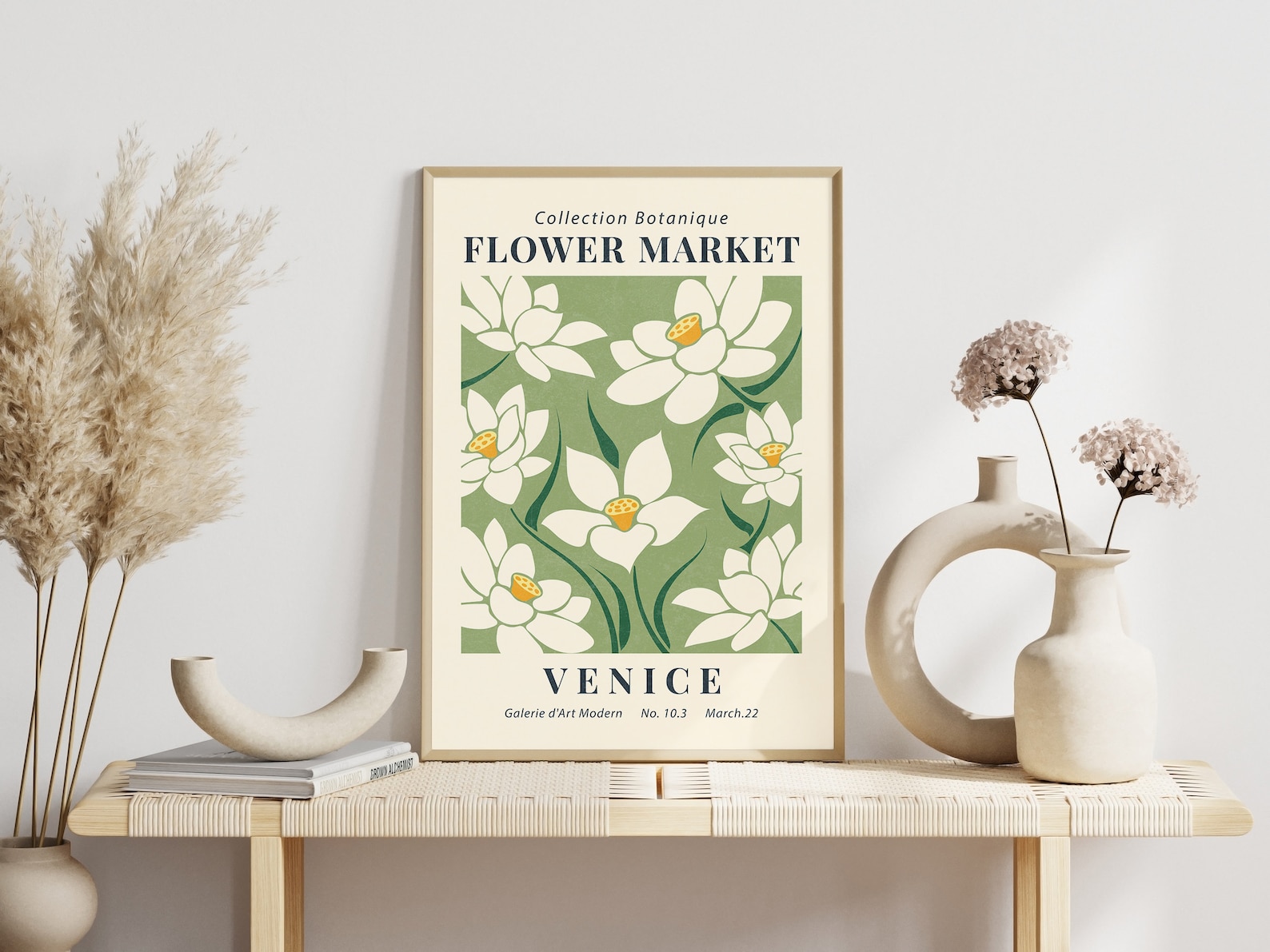 Flower Market Print Set of 6 Gallery Wall Art Floral Art Botanical ...