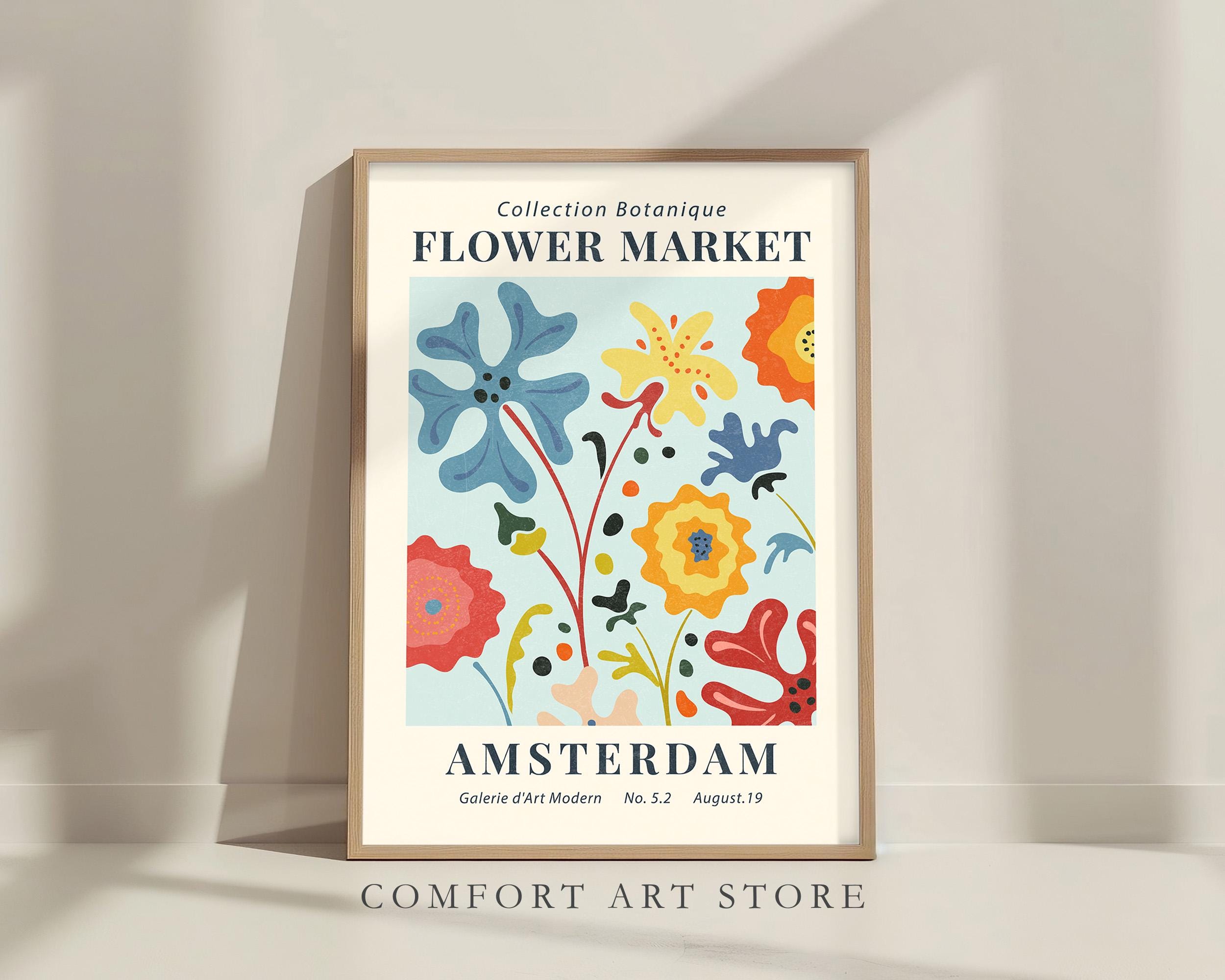 Flower Market Print Gallery Wall Art Botanical Print Floral Printable ...