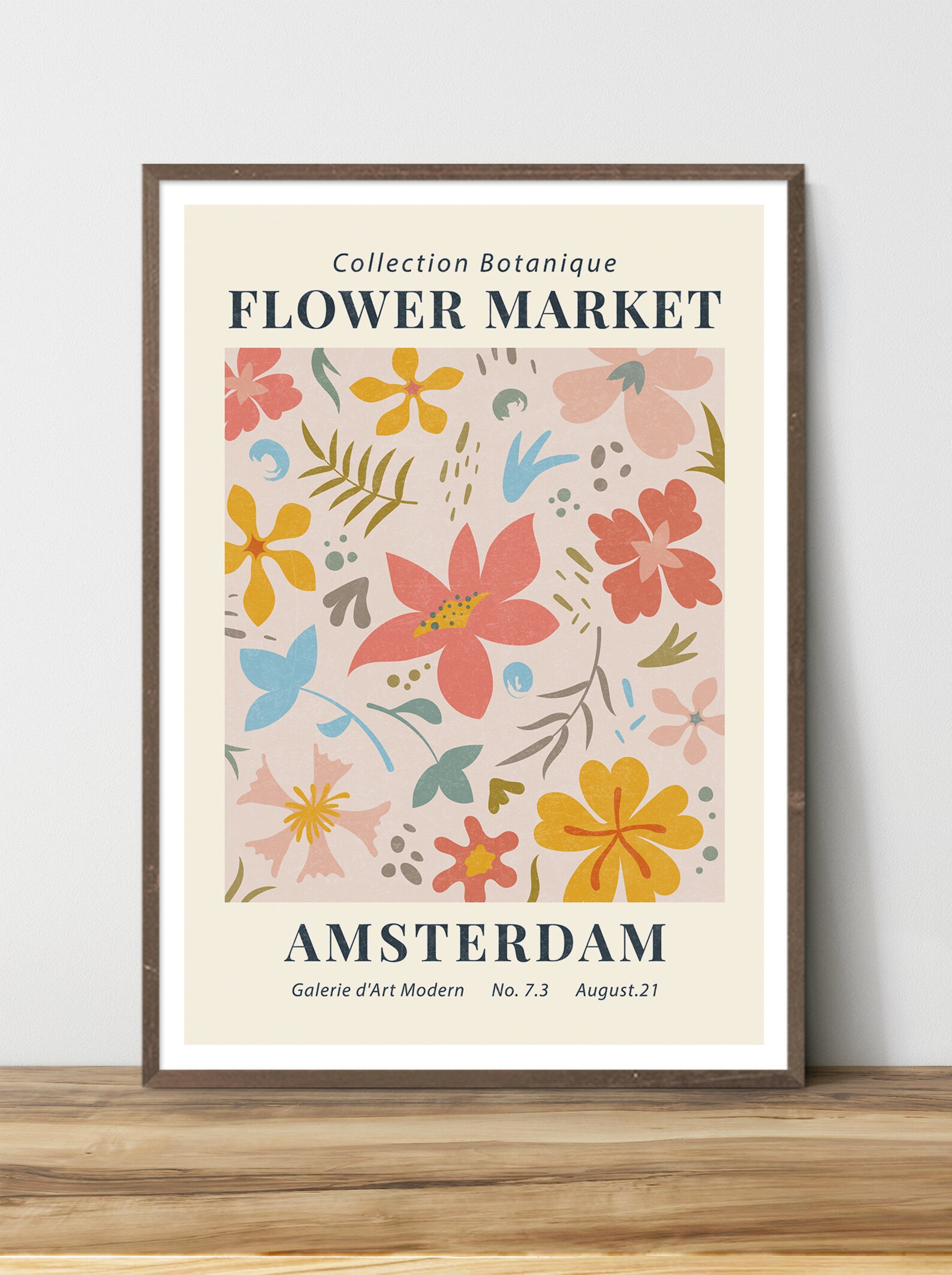 Flower Market Print Set of 9 Wall Art Spring Flowers Floral Art ...