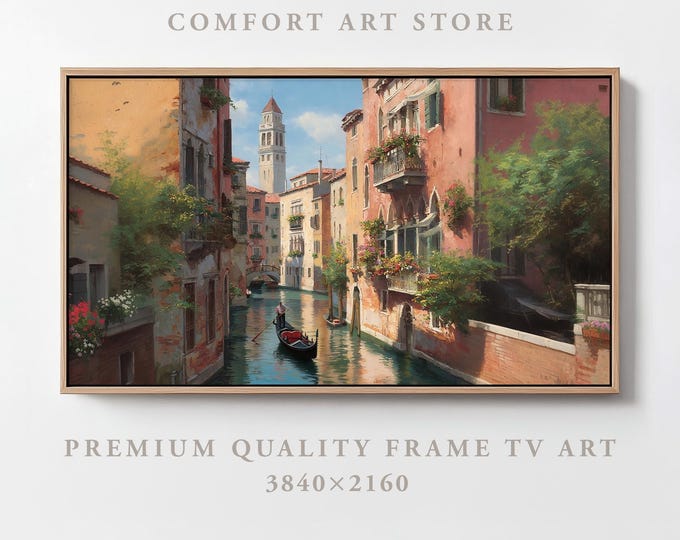 Vintage City Frame TV
