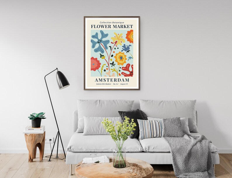 Flower Market Print Gallery Wall Art Botanical Print Floral Printable ...