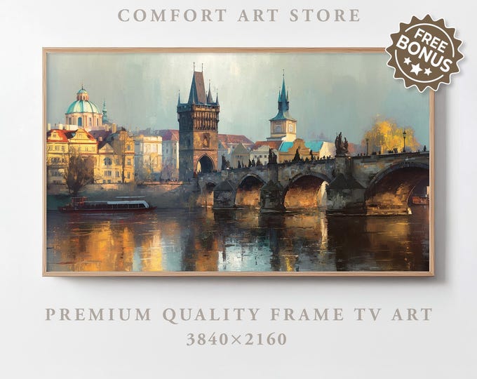 Vintage City Frame TV