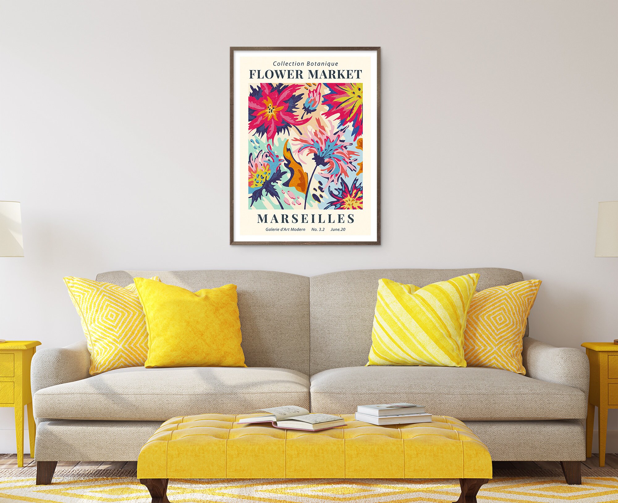 Flower Market Print Gallery Wall Art Botanical Print Floral - Etsy