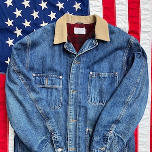 Size L Vintage Polo Ralph Lauren | Blue Denim | Chore Jacket | 1980&#39;s - 1990&#39;s Vintage clothing