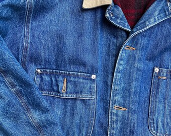 Size L Vintage Polo Ralph Lauren | Blue Denim | Chore Jacket Size L Vintage Polo Ralph Lauren | Blue Denim | Chore Jacket