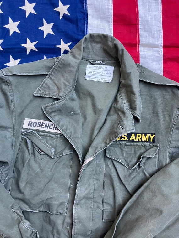 US.ARMY / M-50/ジャケット/34/コットン/KHK/無地 Vintage Field Jacket M50 Size 34L (M/L) | Made in USA | Incredibly