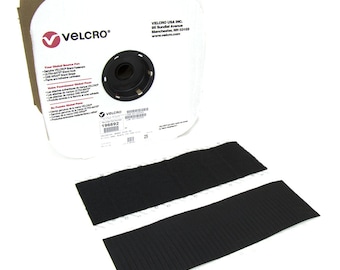 VELCRO® Brand Adhesive Fasteners - Black Hook 4" Wide x 12"