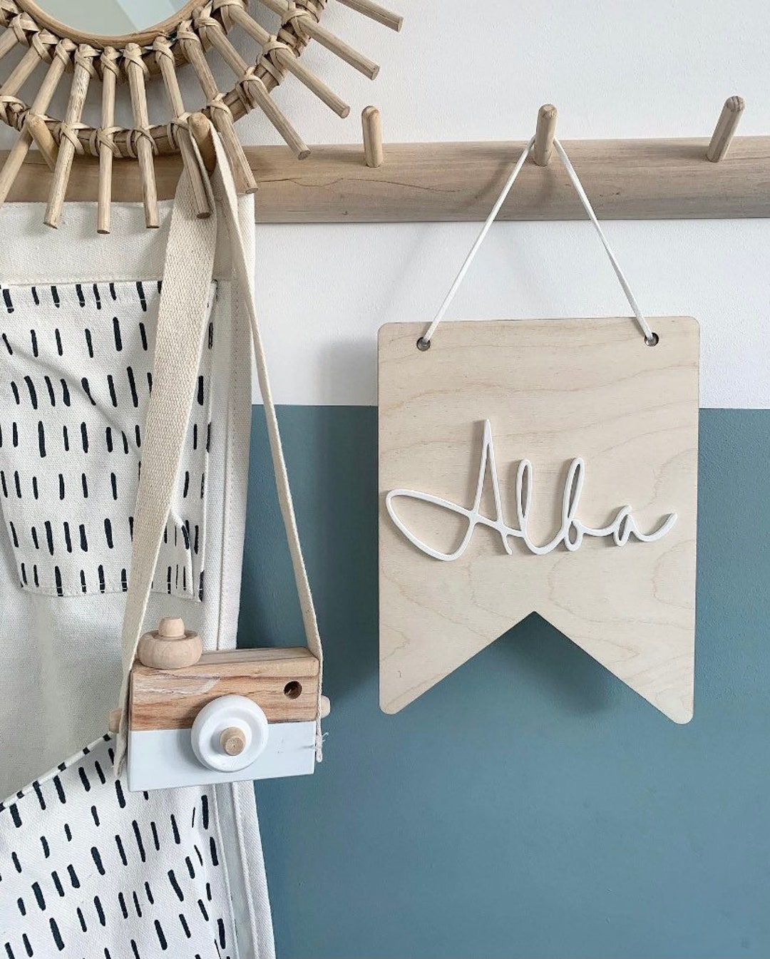 Personalised Name Plaques, Wall Art, Wooden Name Sign, Nursery Decor