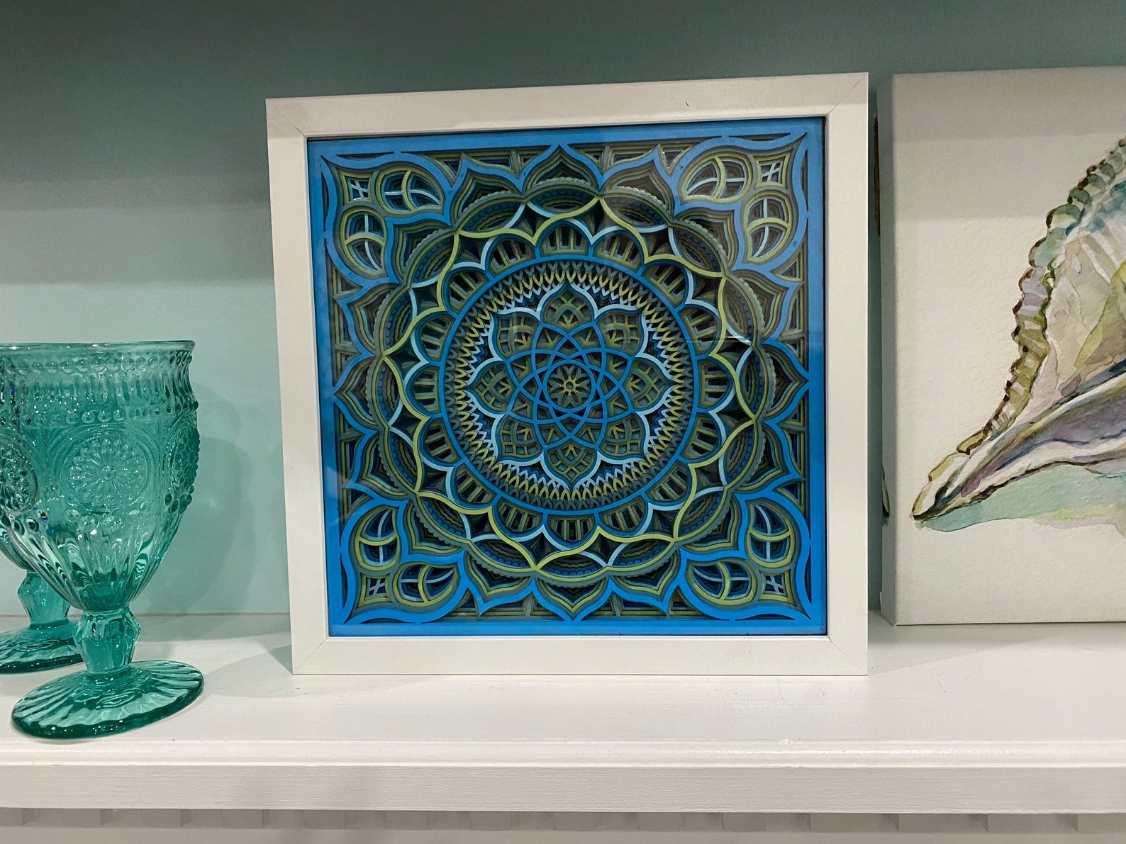 Free Free 333 Layered Mandala Shadow Box SVG PNG EPS DXF File