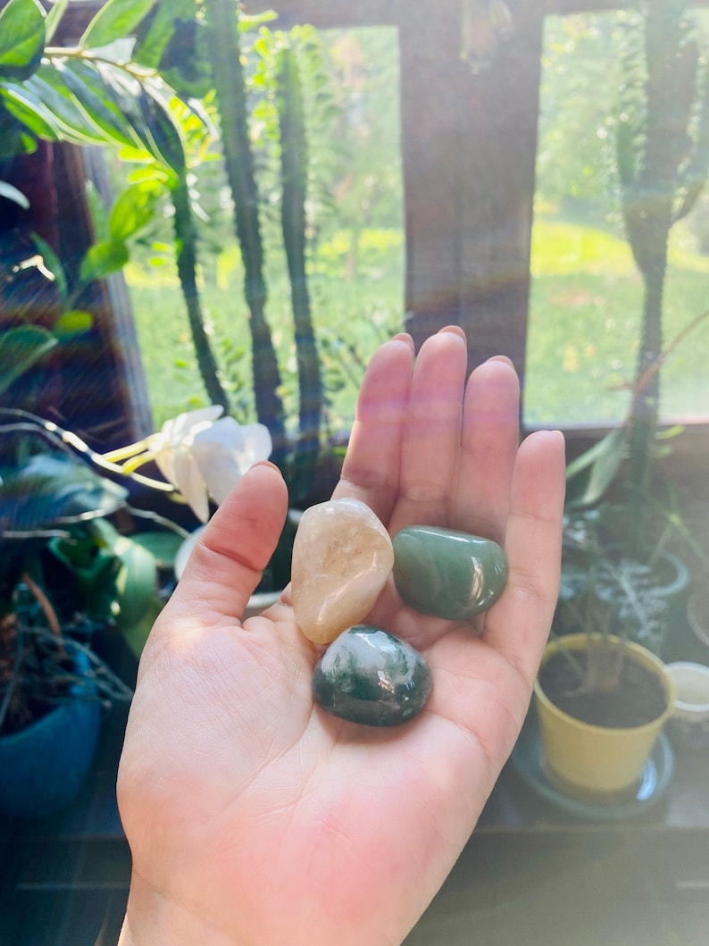 Money Crystals Set Crystals for Manifesting Money Abundance Etsy