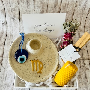 Zodiac Sign Gifts , Zodiac Gifts, Zodiac Birthday Gifts, Birthday Gift Boxes, Ceramic Incense Holder, Handmade Home Decor