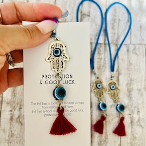 Car Mirror Hanging , Car rear view mirror charm, glass evil eye bead, evil eye charm, blue evil eye, Turkish Evil Eye Car Charm Amulet