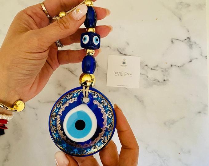 Evil Eye Wall Hanging, House Protection, Home Decor, New Home Gift Idea, Home Protection, Wall Decor, Gift for New Home Home, Wall Art