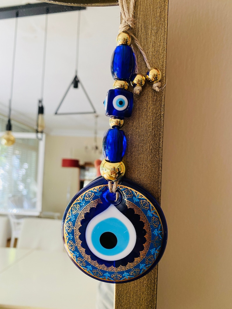 Evil Eye Wall Hanging, House Protection, Home Decor, New Home Gift Idea, Home Protection, Good Luck, Protection Charm, Gift for Home image 8