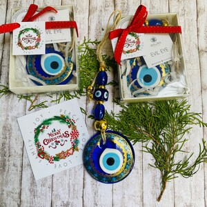 Evil Eye Wall Hanging, House Protection, Home Decor, New Home Gift Idea, Home Protection, Good Luck, Protection Charm, Gift for Home image 3