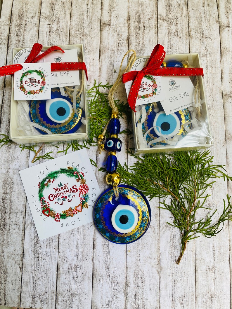 Evil Eye Wall Hanging, House Protection, Home Decor, New Home Gift Idea, Home Protection, Good Luck, Protection Charm, Gift for Home image 3