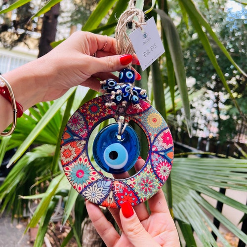Mandala Wall Art Evil Eye Wall Hanging New Home Gift Idea Etsy