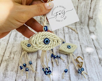 100 Pcs Evil Eye Wedding Favors For Guests, Personalized Wedding Gift for Guests, Evil Eye Charm, Baby Shower, Wedding Decoration