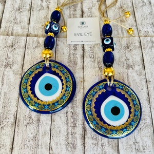 Evil Eye Wall Hanging, House Protection, Home Decor, New Home Gift Idea, Home Protection, Good Luck, Protection Charm, Gift for Home image 9