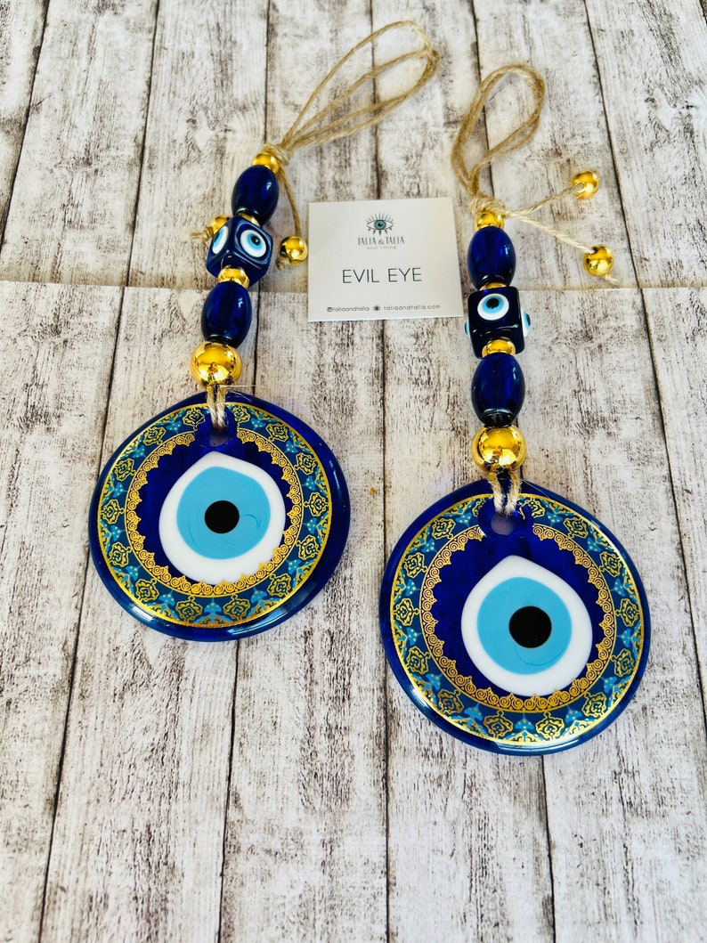 Evil Eye Wall Hanging, House Protection, Home Decor, New Home Gift Idea, Home Protection, Good Luck, Protection Charm, Gift for Home image 9