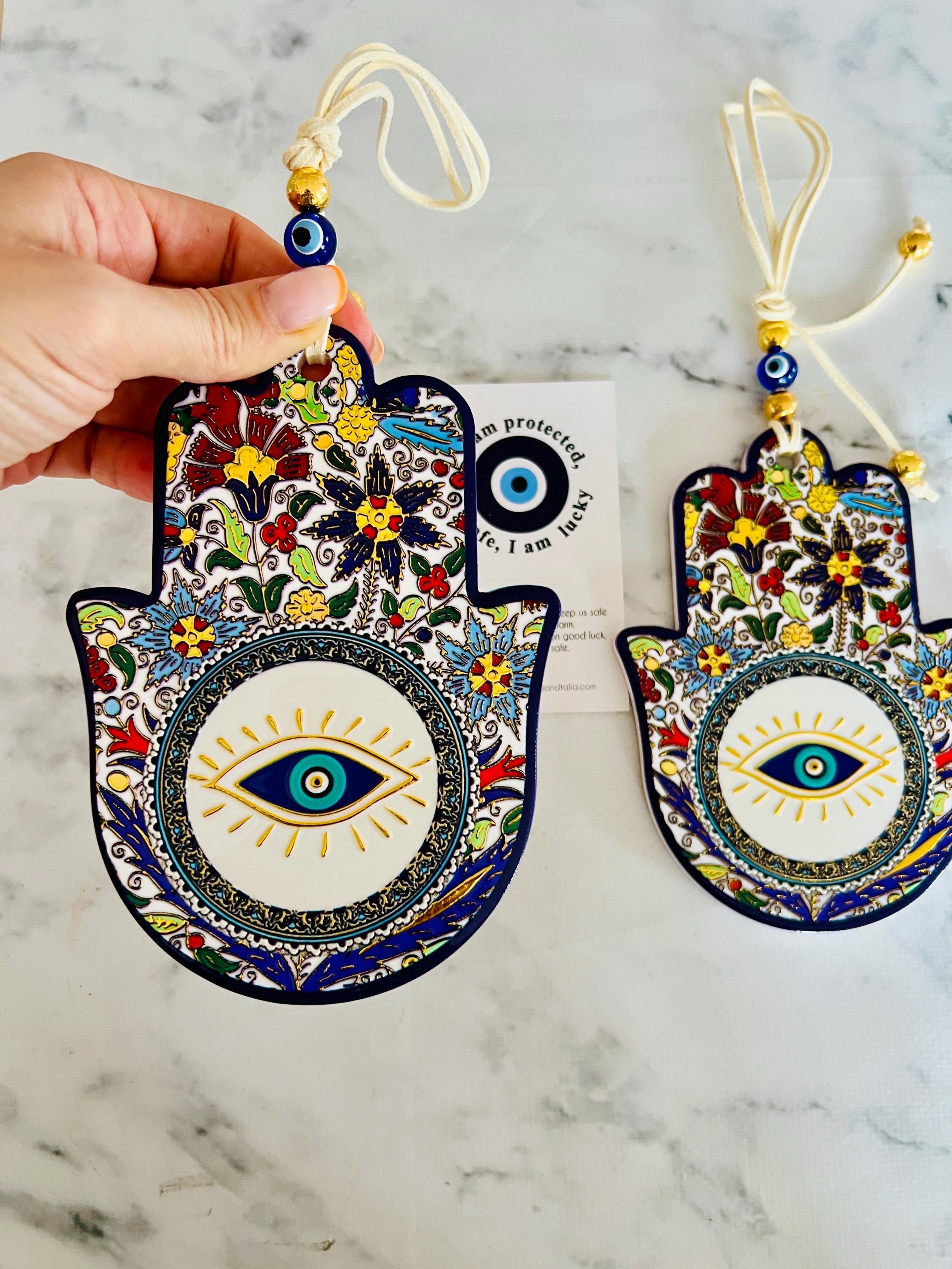 Ceramic Hamsa Hand - Etsy Canada