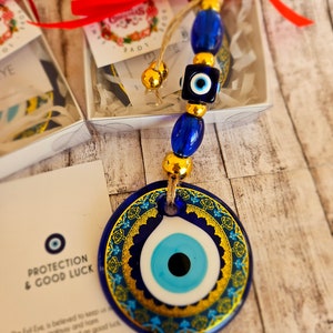 Evil Eye Wall Hanging, House Protection, Home Decor, New Home Gift Idea, Home Protection, Good Luck, Protection Charm, Gift for Home image 5