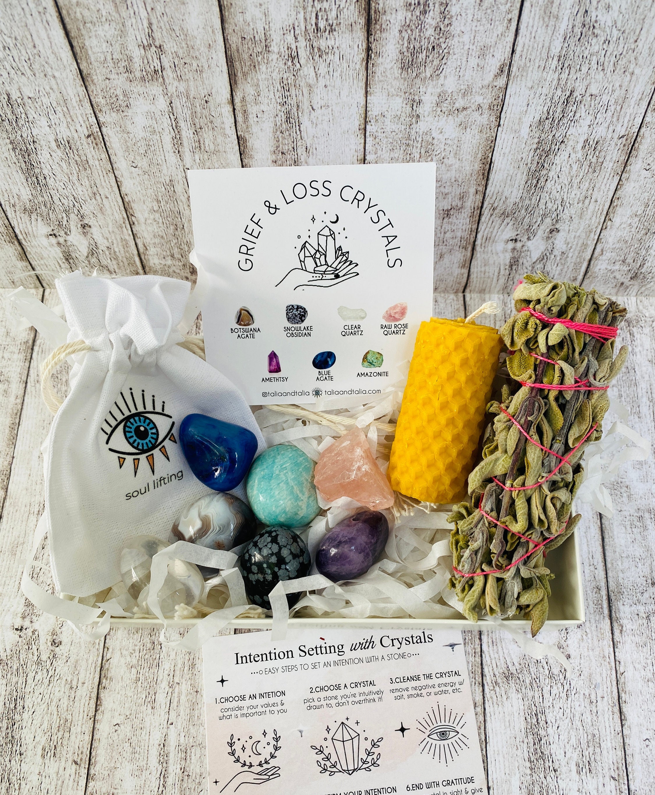 Grief Loss and Mourning Crystal Kit Crystals for Grief and Etsy