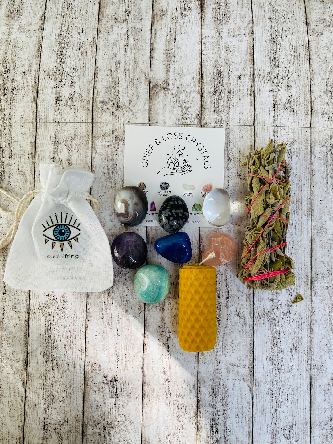 Grief, Loss and Mourning Crystal Kit, Crystals for Grief and Loss, Crystal for Bereavement