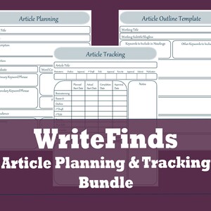 Writer's Printable Planner Pages 38 Daily, Weekly, Monthly, &amp; Yearly ...