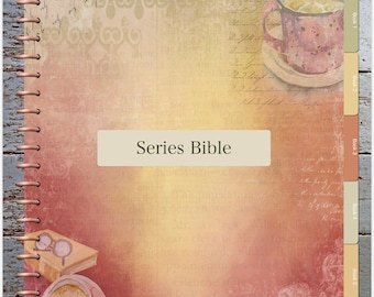 Cuaderno digital bíblico de series de ficción: Plantilla para planificar novelas (Goodnotes, Notability)