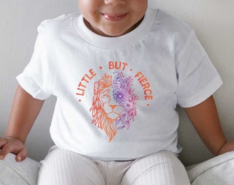 Little But Fierce Toddler T-shirt, toddler shirts, toddler clothing, Toddler Girl Clothes, Unisex Toddler Clothes