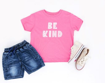 Be Kind Pink Shirt Day T-shirt for Toddlers, Pink Shirt Day, Be Kind Shirt, Be Kind T-shirt for Toddlers, Toddler Shirt, Anti-Bullying Shirt