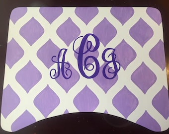 Lattice Pattern with name or monogram - Large Lapboard