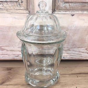 Lidded Pantry Jar Indiana Glass Biscuit Jar