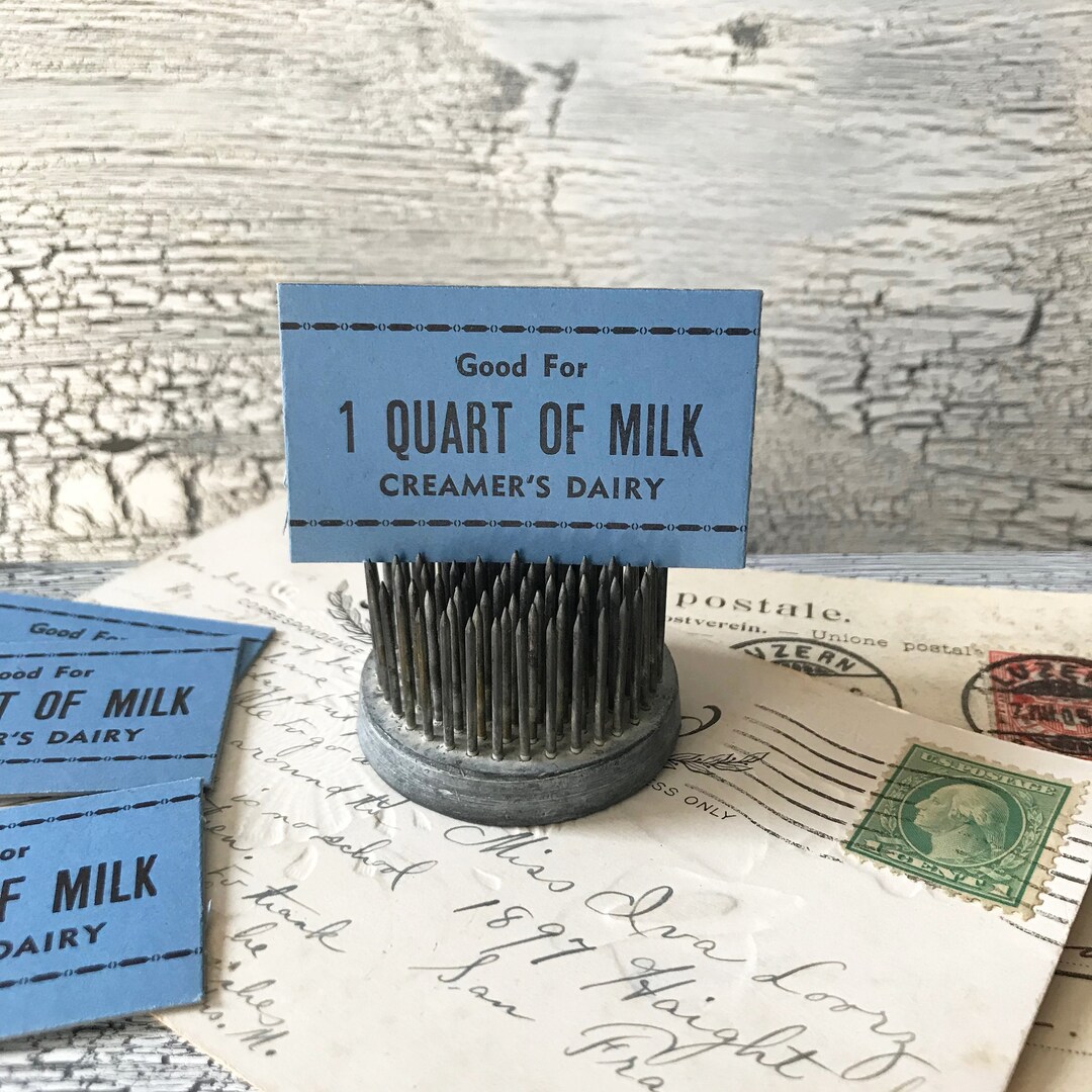 Ticket Creamer's Dairy Fairbanks Alaska Good for 1 Quart Etsy