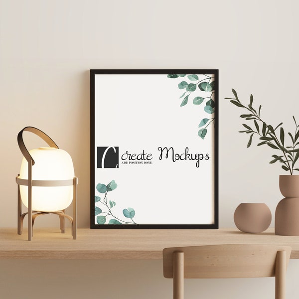 Frame Mockup A4 A3 A5 frame mockup Rahmen Mockup vertikal vertical psd Smart Layer smart layer