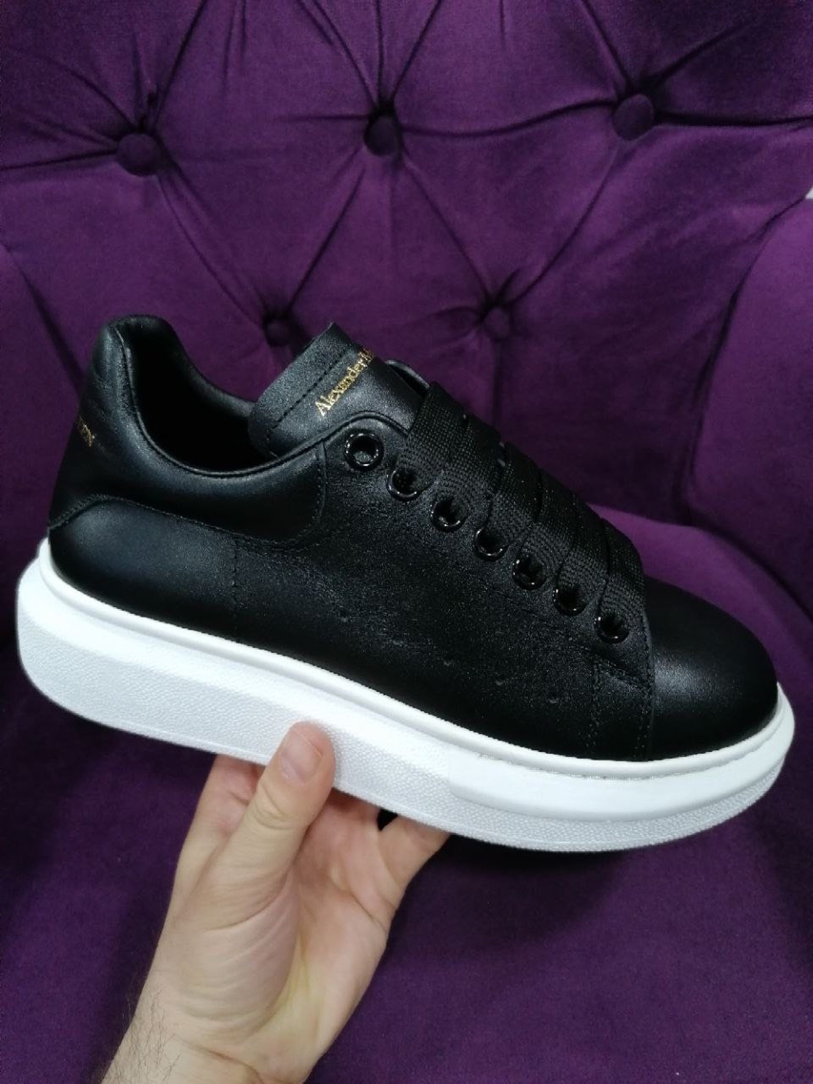 Damen Sneakers Schuhe weiße Sohle Schwarz Sneakers Schuhe für Etsy