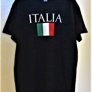 ITALIA T-Shirt Italian Flag Italy shirt