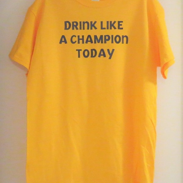 St Patrick Drink Like a Champion notre Irish unisex t-shirt