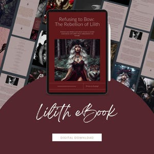 Lilith eBook – A Transformational Dark Goddess eBook for Female Empowerment, Goddess Energy Guide for Lilith
