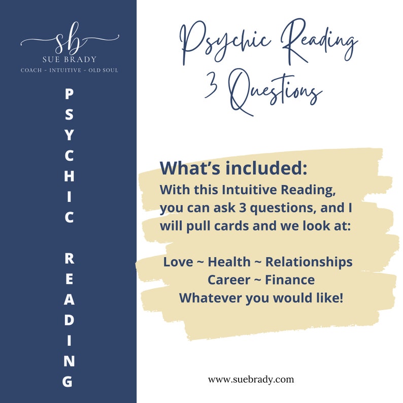 Psychic Reading 3 Questions