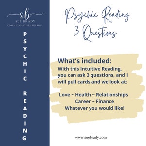 Psychic Reading Same Day 3 Question Clairvoyant Reading | Intuitive Reading | Tarot Cards