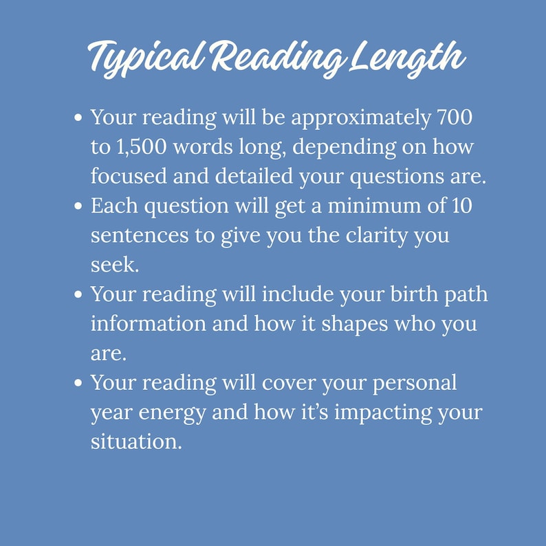 Typcical Reading Length