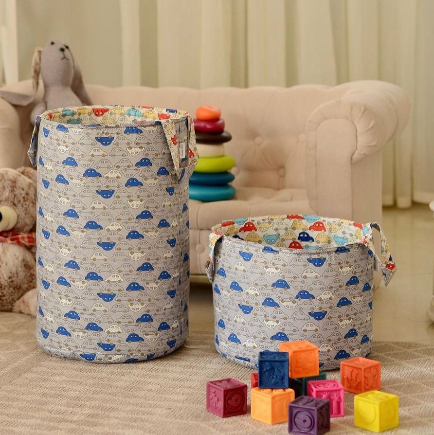 Home decor Fabric Storage BasketsCollapsible Convenient Home Etsy