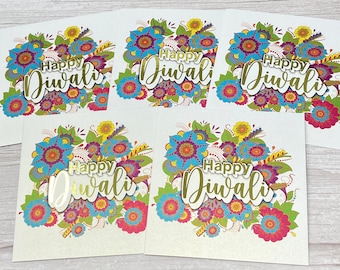 Happy Diwali cards| Multipack | Pack of 5 | Mehndi design