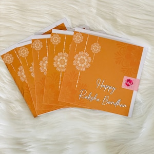 Glückliche Raksha Bandhan-Zahl | Multipack | 5er Pack