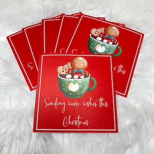 Sending warm wishes this Christmas Card | Pack of 6