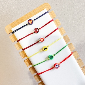 Superhero Handmade Cotton Rakri - Multipack - Rakhi Rakhir Raksha Bandhan Faden Armband, Geschwister