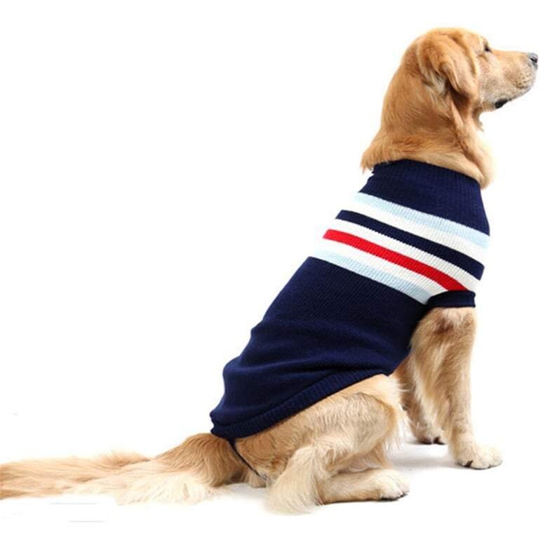 Large Dog Sweater Labrador Golden Retriever Jumper Knitted Etsy