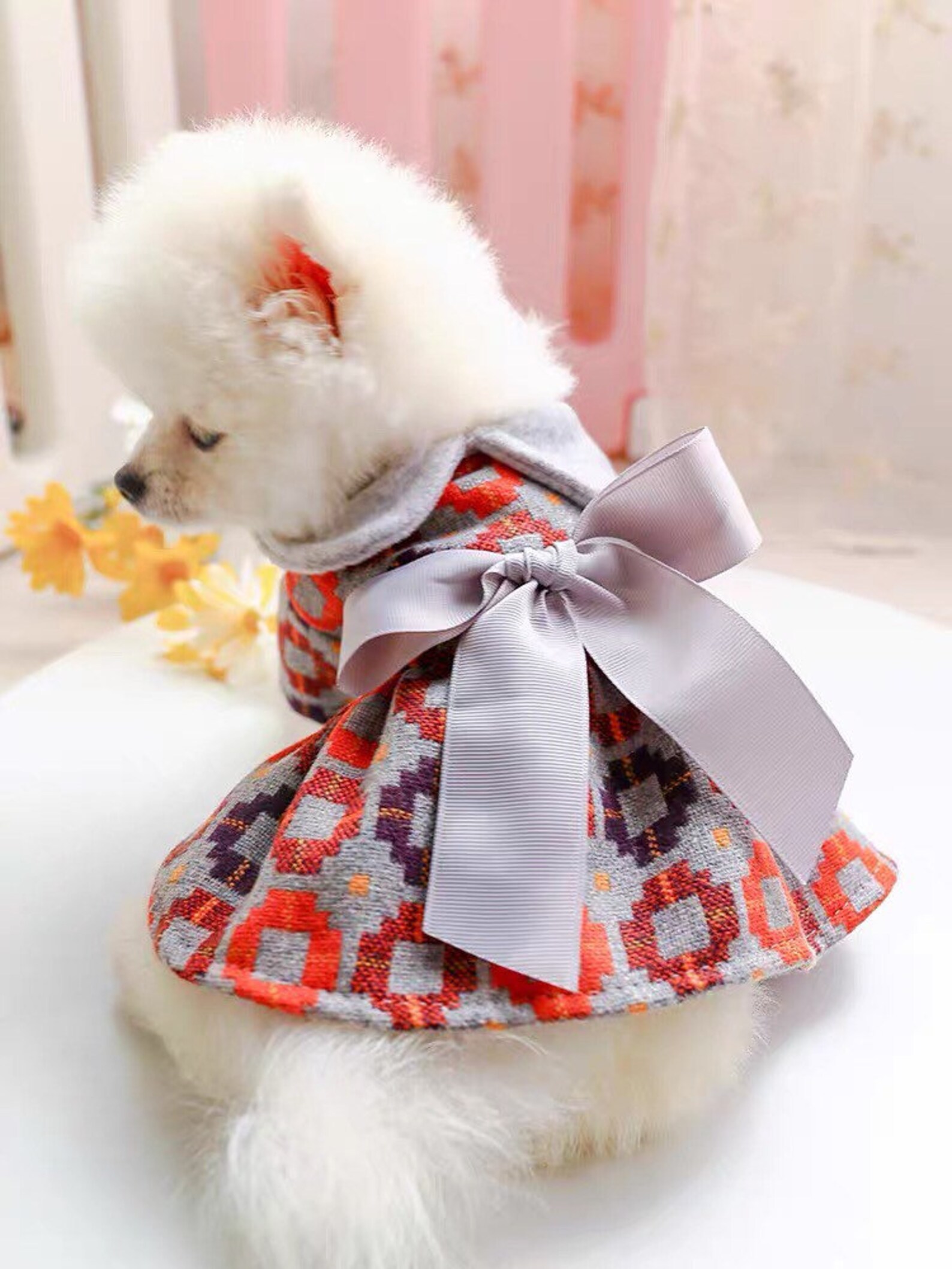 Luxury Lady Sweet Warm Dog Dress Pet Party dress XS XL Girl Etsy